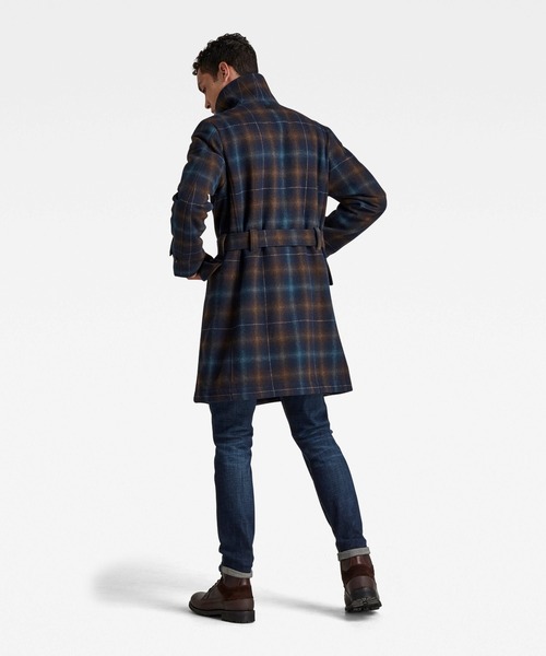 G-STAR（ジースター）の「CHECK WOOL COAT/チェック/ウールコート（チェスターコート・メンズ・チェック・LARGE/X-LARGE/MEDIUM/SMALL/X-SMALL）」の3枚目の写真