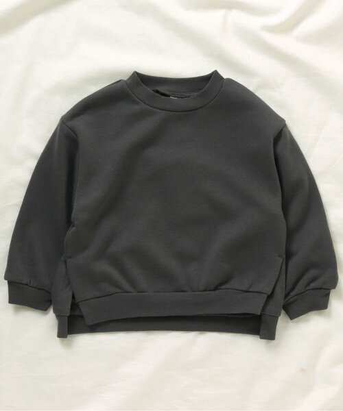 apres les cours（アプレレクール）の「/ゆったりスリットトレーナー（スウェット・キッズ・ピンク/チャコール/オフホワイト/ベージュ/ブラウン/その他2/ミント/パープル/アイボリー・140/130/100/90/110/80/120）」の4枚目の写真