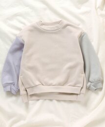 apres les cours | ゆったりスリットトレーナー(スウェット)