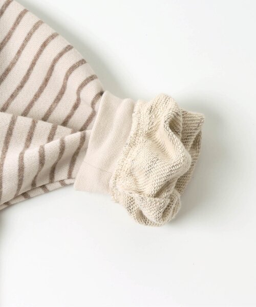 apres les cours（アプレレクール）の「/ゆったりスリットトレーナー（スウェット・キッズ・ピンク/チャコール/オフホワイト/ベージュ/ブラウン/その他2/ミント/パープル/アイボリー・140/130/100/90/110/80/120）」の13枚目の写真