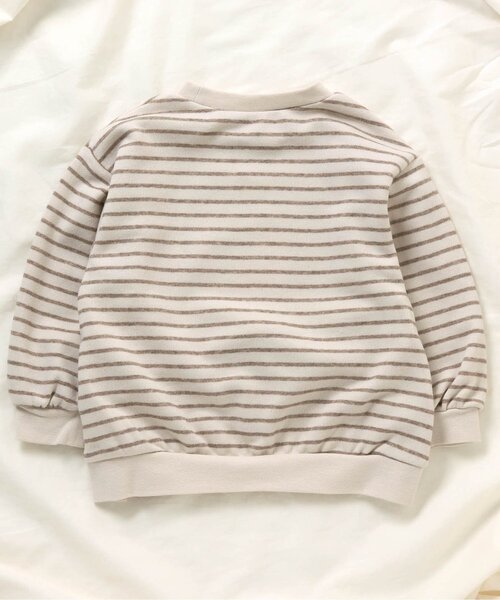 apres les cours（アプレレクール）の「/ゆったりスリットトレーナー（スウェット・キッズ・ピンク/チャコール/オフホワイト/ベージュ/ブラウン/その他2/ミント/パープル/アイボリー・140/130/100/90/110/80/120）」の16枚目の写真