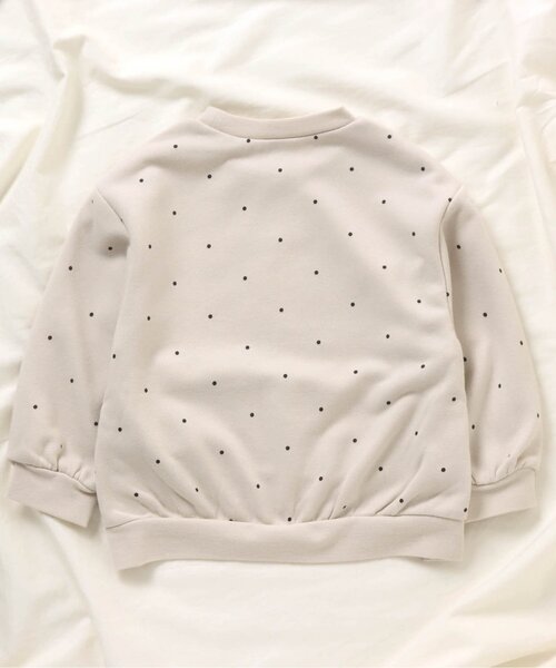 apres les cours（アプレレクール）の「/ゆったりスリットトレーナー（スウェット・キッズ・ピンク/チャコール/オフホワイト/ベージュ/ブラウン/その他2/ミント/パープル/アイボリー・140/130/100/90/110/80/120）」の21枚目の写真