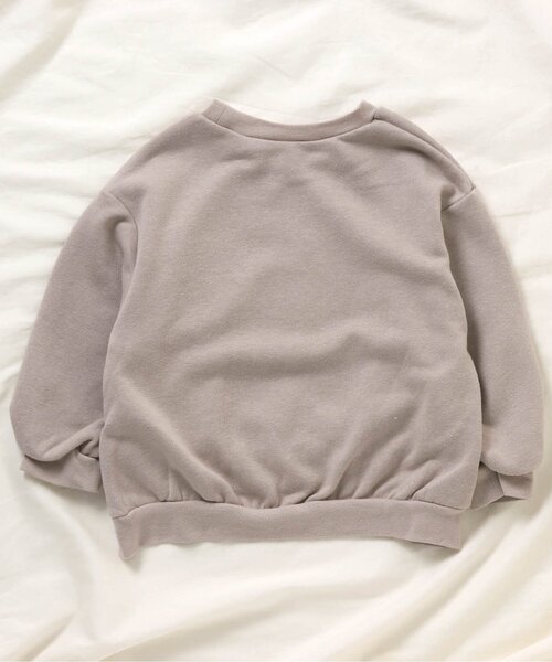 apres les cours（アプレレクール）の「/ゆったりスリットトレーナー（スウェット・キッズ・ピンク/チャコール/オフホワイト/ベージュ/ブラウン/その他2/ミント/パープル/アイボリー・140/130/100/90/110/80/120）」の22枚目の写真