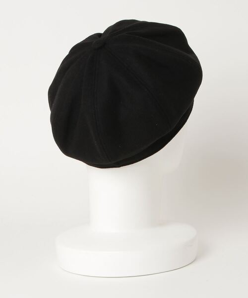 KIRSH（キルシー）の「A'GEM/9 × .kom『KIRSH/キルシー』STANDARD LOGO WOOL BERET KA /スタンダード ロゴ ウール ベレー帽（ハンチング/ベレー帽・レディース・ブラック・FREE）」の5枚目の写真