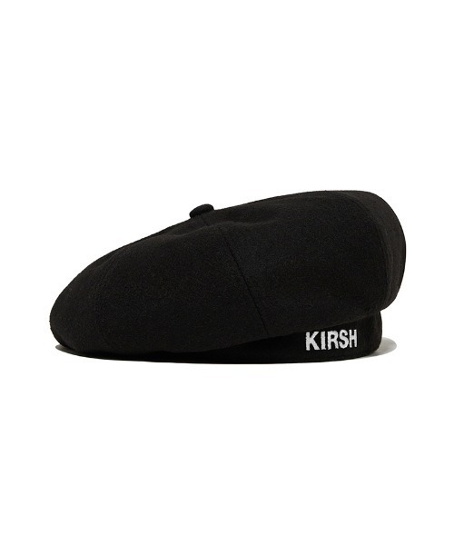 KIRSH（キルシー）の「A'GEM/9 × .kom『KIRSH/キルシー』STANDARD LOGO WOOL BERET KA /スタンダード ロゴ ウール ベレー帽（ハンチング/ベレー帽・レディース・ブラック・FREE）」の8枚目の写真