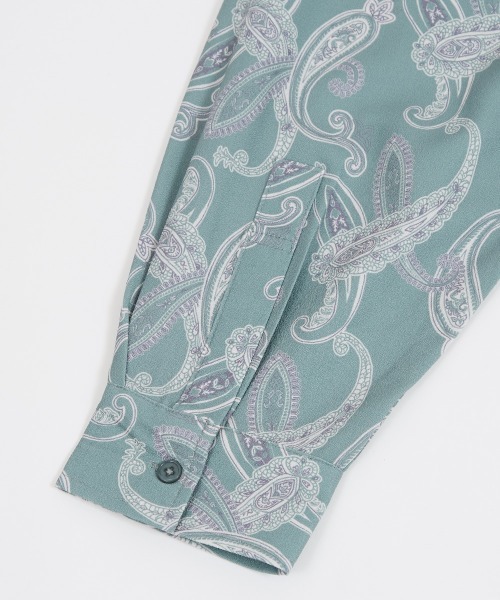 improves（インプローブス）の「アート グラフィック プリント レギュラーカラーシャツ（シャツ/ブラウス・メンズ・ライトグレー/サックスブルー/グレー/グリーン/オフホワイト/ラベンダー/ブラウン/ピンク・MEDIUM/LARGE）」の16枚目の写真