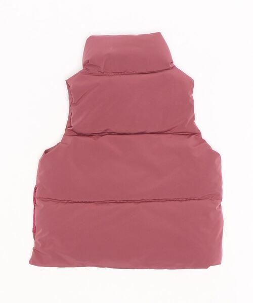 b・ROOM（ビールーム）の「めちゃ軽パフベスト（ベスト・キッズ・ブラック/グリーン/アイボリー/プラム・110cm/100cm/120cm/130cm/90cm）」の5枚目の写真