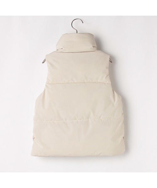 b・ROOM（ビールーム）の「めちゃ軽パフベスト（ベスト・キッズ・ブラック/グリーン/アイボリー/プラム・110cm/100cm/120cm/130cm/90cm）」の6枚目の写真