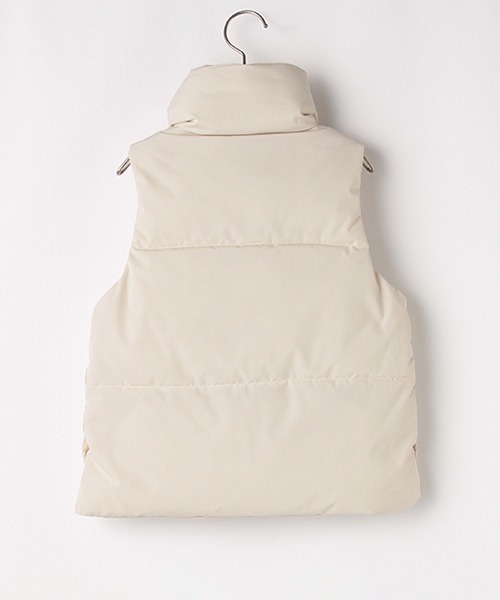b・ROOM（ビールーム）の「めちゃ軽パフベスト（ベスト・キッズ・ブラック/グリーン/アイボリー/プラム・110cm/100cm/120cm/130cm/90cm）」の10枚目の写真