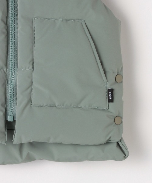 b・ROOM（ビールーム）の「めちゃ軽パフベスト（ベスト・キッズ・ブラック/グリーン/アイボリー/プラム・110cm/100cm/120cm/130cm/90cm）」の16枚目の写真