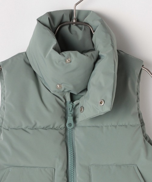 b・ROOM（ビールーム）の「めちゃ軽パフベスト（ベスト・キッズ・ブラック/グリーン/アイボリー/プラム・110cm/100cm/120cm/130cm/90cm）」の17枚目の写真