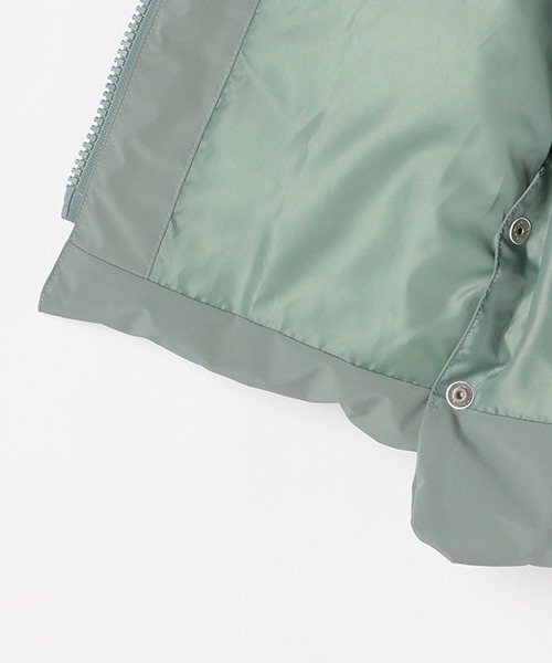 b・ROOM（ビールーム）の「めちゃ軽パフベスト（ベスト・キッズ・ブラック/グリーン/アイボリー/プラム・110cm/100cm/120cm/130cm/90cm）」の20枚目の写真