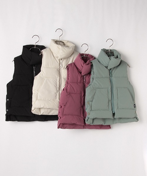 b・ROOM（ビールーム）の「めちゃ軽パフベスト（ベスト・キッズ・ブラック/グリーン/アイボリー/プラム・110cm/100cm/120cm/130cm/90cm）」の21枚目の写真