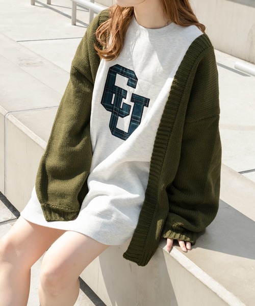 apres jour clair(アプレジュールクレア)の「【apres jour clair】ニットカーディガン(カーディガン/ボレロ・レディース・アイボリー/モスグリーン/ブラウン系その他・X-LARGE/フリー)」の18枚目の写真