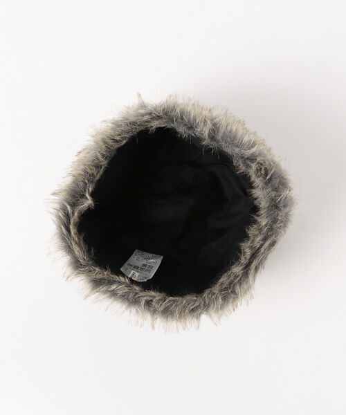 BEAMS HEART（ビームスハート）の「BEAMS HEART / フェイクファー ロシアンハット（ハット・レディース・ブラウン/グレー・ONE SIZE）」の5枚目の写真