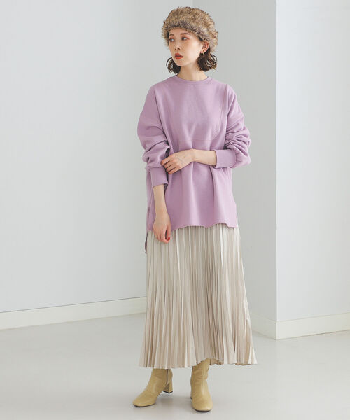 BEAMS HEART（ビームスハート）の「BEAMS HEART / フェイクファー ロシアンハット（ハット・レディース・ブラウン/グレー・ONE SIZE）」の8枚目の写真