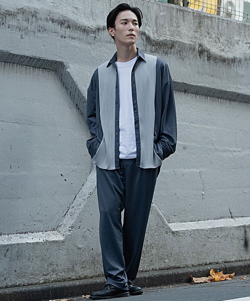 SILVER BULLET(シルバーバレット)の「『CavariA/キャバリア』ストレッチワイドパンツ(その他パンツ・メンズ・ネイビー/カーキ/ワイン/チャコール・M/L)」の5枚目の写真