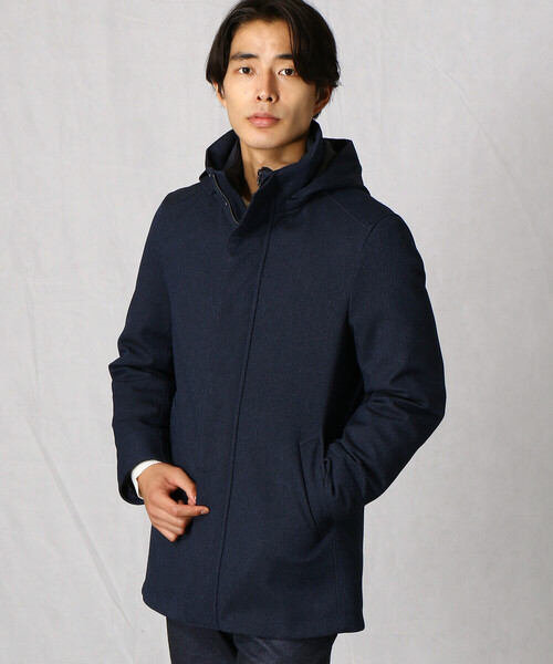 COMME CA MEN（コムサメン）の「３way ダウンコート（ダウンジャケット/コート・メンズ・ネイビー/グレー・S/LL/M/L）」の8枚目の写真