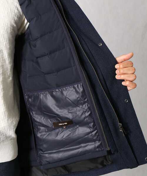 COMME CA MEN（コムサメン）の「３way ダウンコート（ダウンジャケット/コート・メンズ・ネイビー/グレー・S/LL/M/L）」の11枚目の写真
