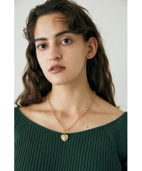MOUSSY（マウジー）の「CLASSIC HEART MOTIF ネックレス（ネックレス・レディース・シルバー/ゴールド・FREE）」の15枚目の写真