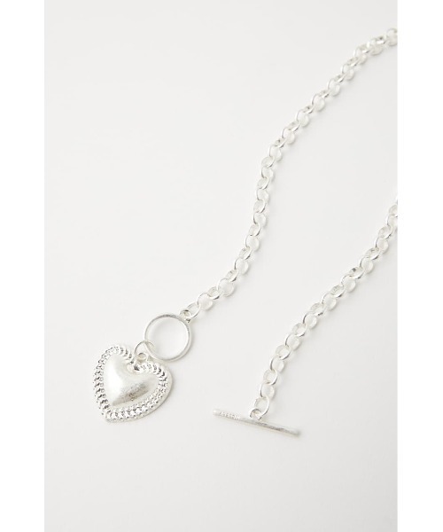 MOUSSY（マウジー）の「CLASSIC HEART MOTIF ネックレス（ネックレス・レディース・シルバー/ゴールド・FREE）」の6枚目の写真
