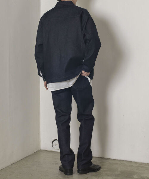 GLOSTER（グロスター）の「【GLOSTER/グロスター】リジットデニムジャケット（デニムジャケット・メンズ・インディゴブルー/ブラック・MEDIUM/LARGE）」の18枚目の写真