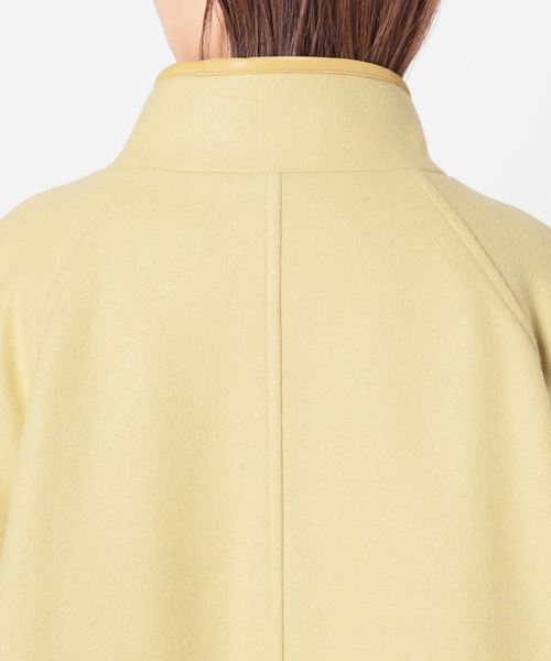 SLOBE citron.（スローブシトロン）の「SLOBE citron. コクーンスタンドコート◆（その他アウター・レディース・ブラック/イエロー・FREE）」の6枚目の写真