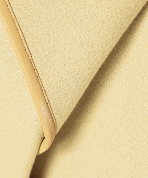 SLOBE citron.（スローブシトロン）の「SLOBE citron. コクーンスタンドコート◆（その他アウター・レディース・ブラック/イエロー・FREE）」の7枚目の写真