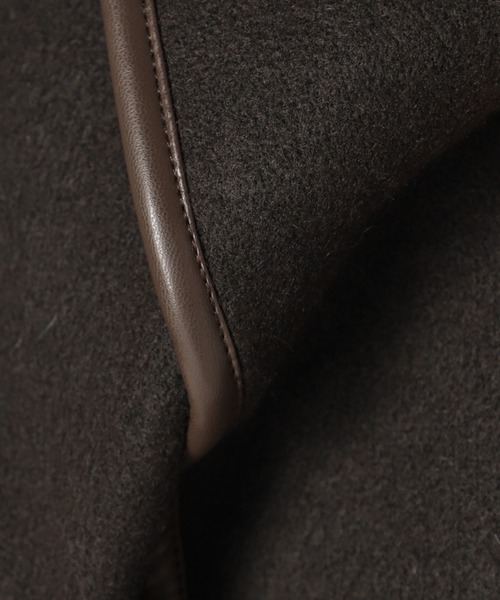 SLOBE citron.（スローブシトロン）の「SLOBE citron. コクーンスタンドコート◆（その他アウター・レディース・ブラック/イエロー・FREE）」の12枚目の写真