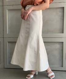 moment+ | デニムロングスカート(デニムスカート)