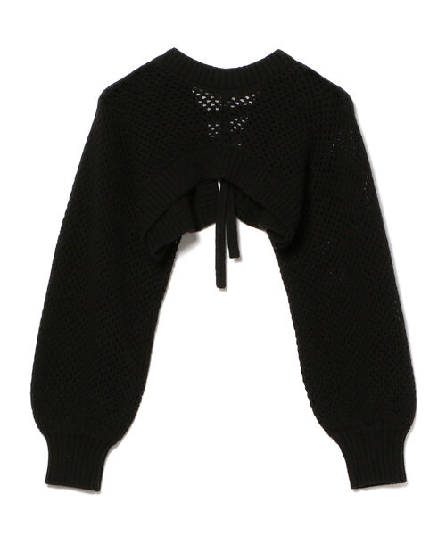 Ray BEAMS（レイビームス）の「Ray BEAMS / ダブル ベルト アーム ボレロ（カーディガン/ボレロ・レディース・ブラック/オフホワイト・ONE SIZE）」の16枚目の写真