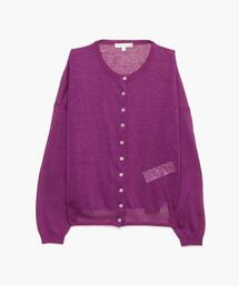 To b. by agnes b.（トゥービーバイアニエスベー）の「WR27 CARDIGAN シアーニットカーディガン（カーディガン/ボレロ）」