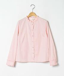 To b. by agnes b.（トゥービーバイアニエスベー）の「WM52 CHEMISE フラワーボタンブラウス（シャツ/ブラウス）」