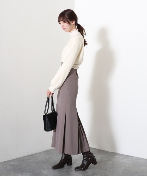 archives（アルシーヴ）の「フロントツイストニットプルオーバー（ニット/セーター・レディース・ブラック/オフホワイト/ブルーグレー/グリーン系その他・MEDIUM）」の8枚目の写真