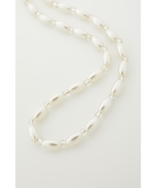 SLY（スライ）の「F/PEARL BEADS NECKLACE ネックレス（ネックレス・レディース・ホワイト・FREE）」の4枚目の写真