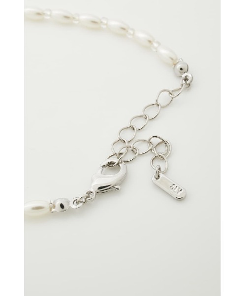 SLY（スライ）の「F/PEARL BEADS NECKLACE ネックレス（ネックレス・レディース・ホワイト・FREE）」の3枚目の写真