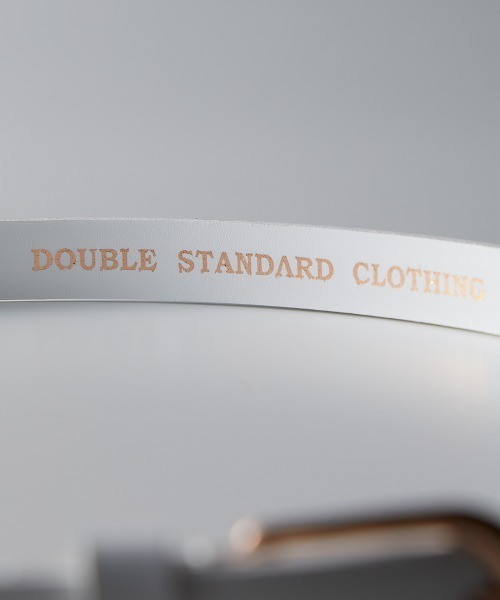 DOUBLE STANDARD CLOTHING(ダブルスタンダードクロージング)の「レザーベルト(ベルト・レディース・ホワイト・FREE)」の6枚目の写真