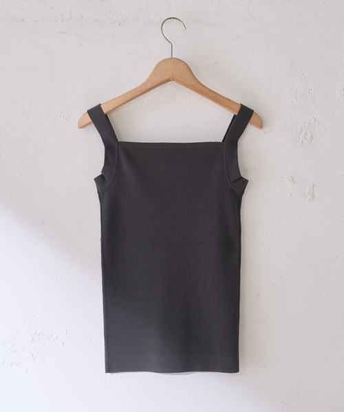 SHENERY(シーナリー)の「総針ニットキャミソール(キャミソール・レディース・グレー系その他/ベージュ/オフホワイト・FREE)」の4枚目の写真