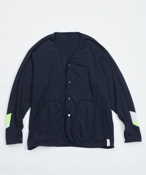 And A（アンドエー）の「AlexanderLeeChang アレキサンダーリーチャン / QUICK DRY CARDIGAN クイックドライ オーバーサイズ 切り替えカーディガン / AC012211（カーディガン/ボレロ・メンズ・ネイビー/オレンジ/カーキ・3/2）」の13枚目の写真