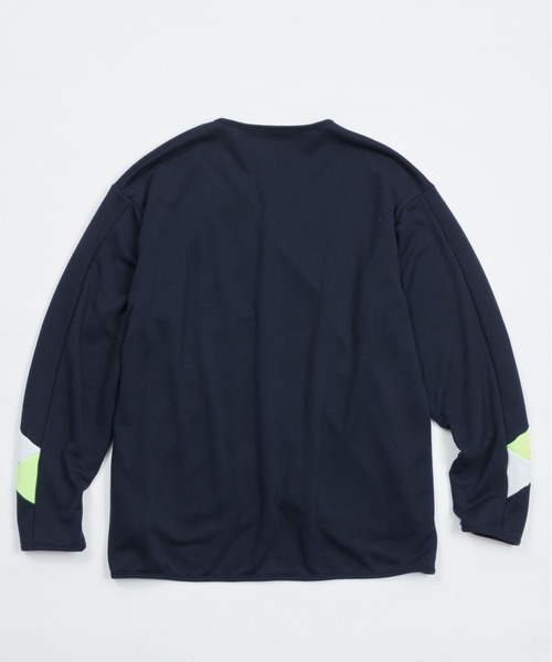 And A（アンドエー）の「AlexanderLeeChang アレキサンダーリーチャン / QUICK DRY CARDIGAN クイックドライ オーバーサイズ 切り替えカーディガン / AC012211（カーディガン/ボレロ・メンズ・ネイビー/オレンジ/カーキ・3/2）」の14枚目の写真