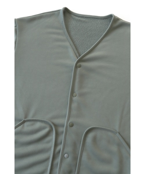 And A（アンドエー）の「AlexanderLeeChang アレキサンダーリーチャン / QUICK DRY CARDIGAN クイックドライ オーバーサイズ 切り替えカーディガン / AC012211（カーディガン/ボレロ・メンズ・ネイビー/オレンジ/カーキ・3/2）」の11枚目の写真