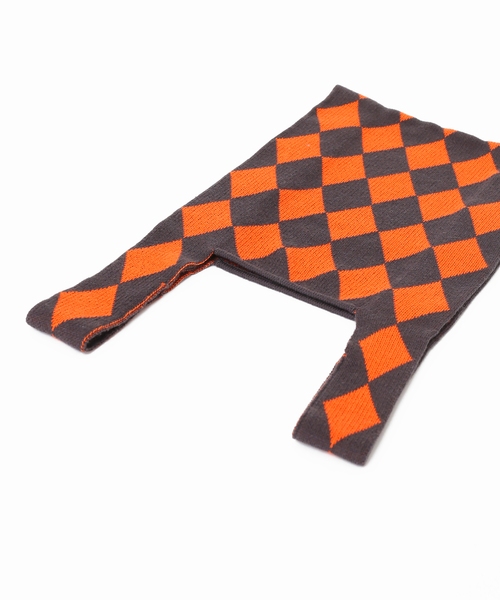 Oriens JOURNAL STANDARD（オリエンス ジャーナルスタンダード）の「ダイヤモンドニットバッグ（ハンドバッグ・レディース・ブラック/ナチュラル/ブルー・FREE）」の9枚目の写真