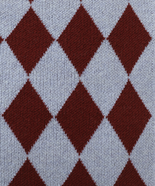 Oriens JOURNAL STANDARD（オリエンス ジャーナルスタンダード）の「ダイヤモンドニットバッグ（ハンドバッグ・レディース・ブラック/ナチュラル/ブルー・FREE）」の4枚目の写真