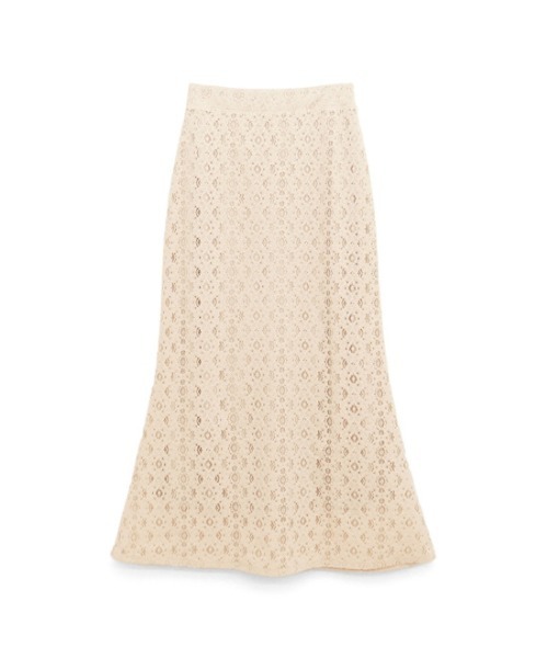 flower(フラワー)の「フラッフレーススカート(スカート・レディース・ベージュ/ブルー・FREE)」の22枚目の写真