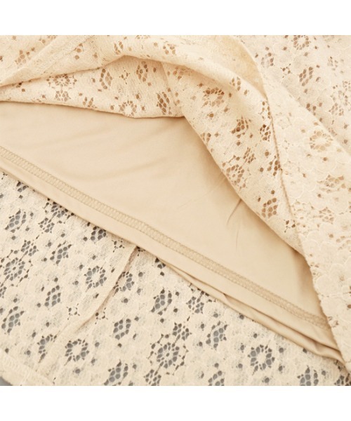 flower(フラワー)の「フラッフレーススカート(スカート・レディース・ベージュ/ブルー・FREE)」の16枚目の写真