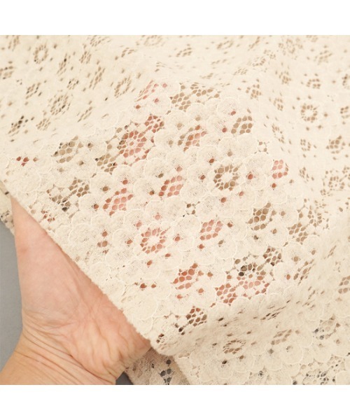 flower(フラワー)の「フラッフレーススカート(スカート・レディース・ベージュ/ブルー・FREE)」の14枚目の写真