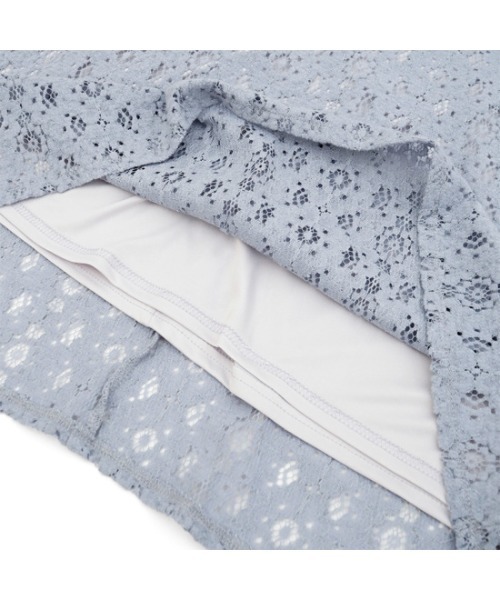 flower(フラワー)の「フラッフレーススカート(スカート・レディース・ベージュ/ブルー・FREE)」の9枚目の写真