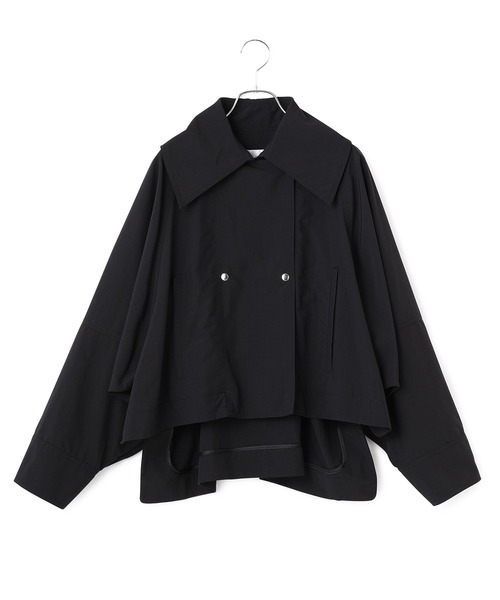 新品未使用✨アダムエロペ　パテッドステンカラーブルゾン　ブラック　2024AW ADAM ET ROPE'（アダムエロペ）の「パテッドステンカラー