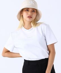 ロゴインターシャ クルーネックTシャツ