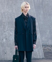 tk.TAKEO KIKUCHI | ドライツイルロングベスト（ユニセックスアイテム）(ベスト)